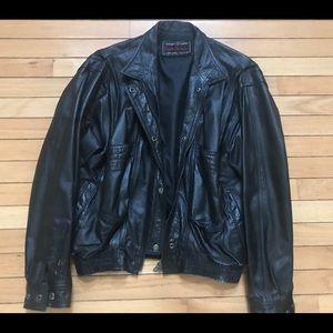 Authentic Vintage Leather Jacket, unisex, like new